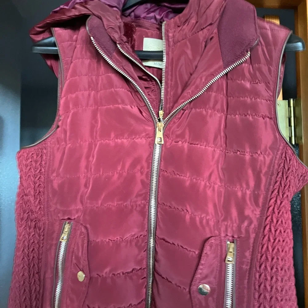 Los Angeles maroon vest size medium - Picture 2 of 4
